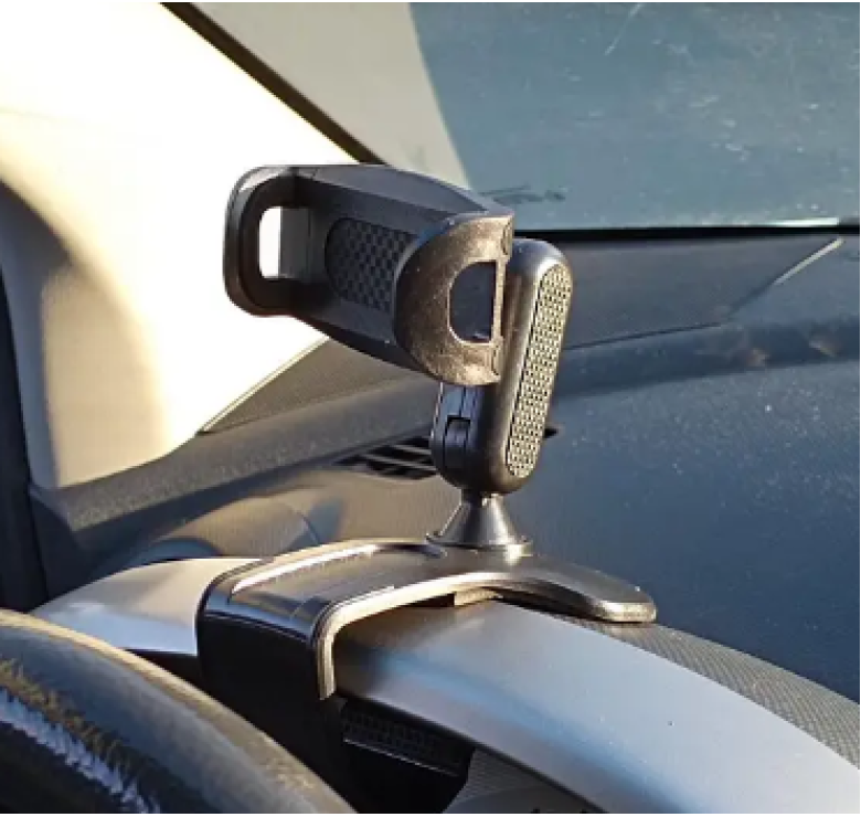 Автомобільний тримач для телефону HOLDER car Dashboard (8053) 4-6.2 дюймів /підставка для смартфону /Чорний
