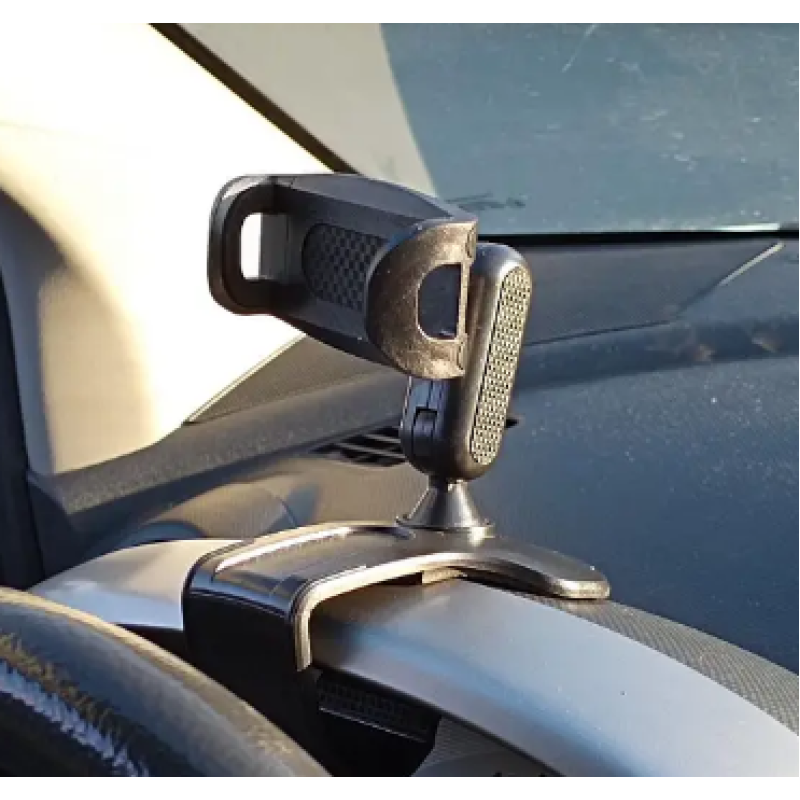 Тримач для телефону на дошці автомобіля HOLDER, 4-6.2", чорний