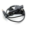Адаптер USB кабель для смарт-годинника на 4 контакти 9 мм. 30 см. / Чорний