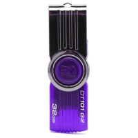 Флеш накопичувач USB на 16 гб / швидкість 3.0 Kingston DataTraveler DT101 G2/ Фіолетовий