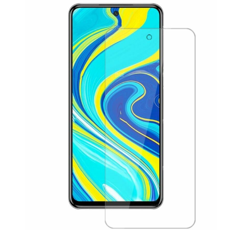 Загартоване захисне скло на Xiaomi Note 9 Pro (отвір під камеру) / Прозоре