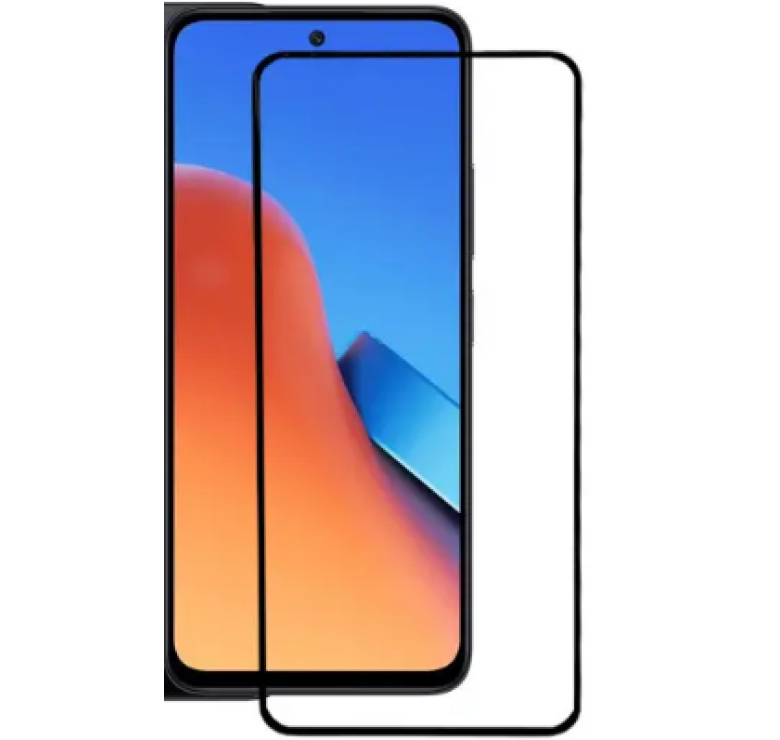 Загартоване захисне скло (21D) на смартфон Xiaomi 13T Pro / Чорна рамка