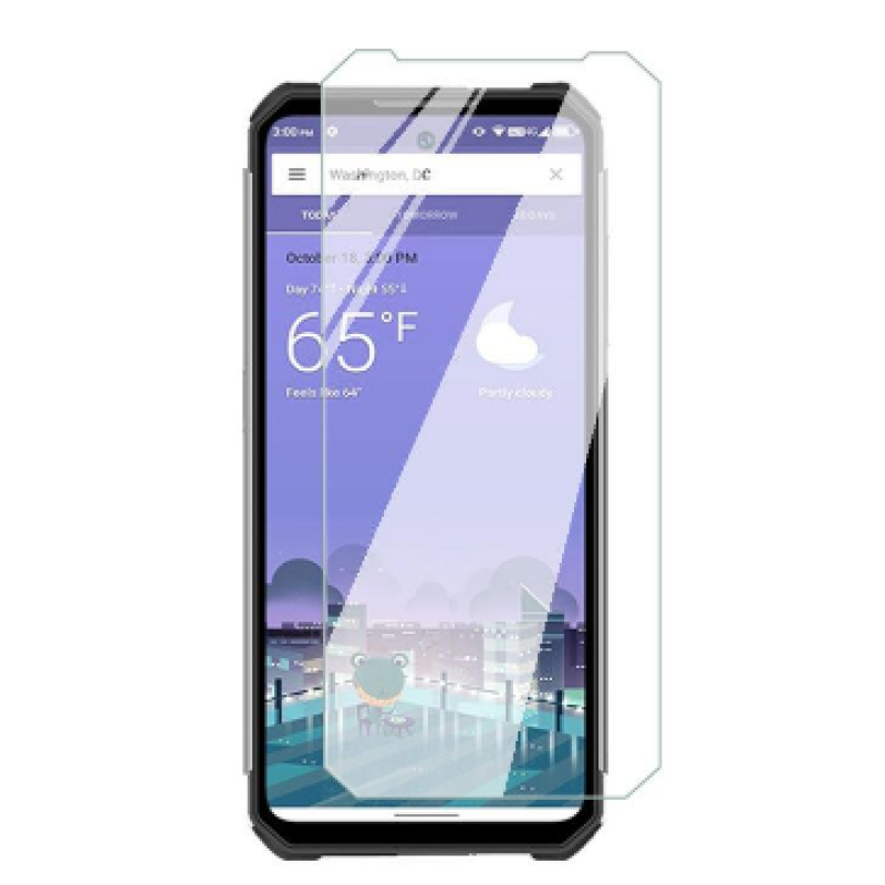 Закаленное защитное стекло на Oukitel WP27 (вигляд 3) / Прозрачное