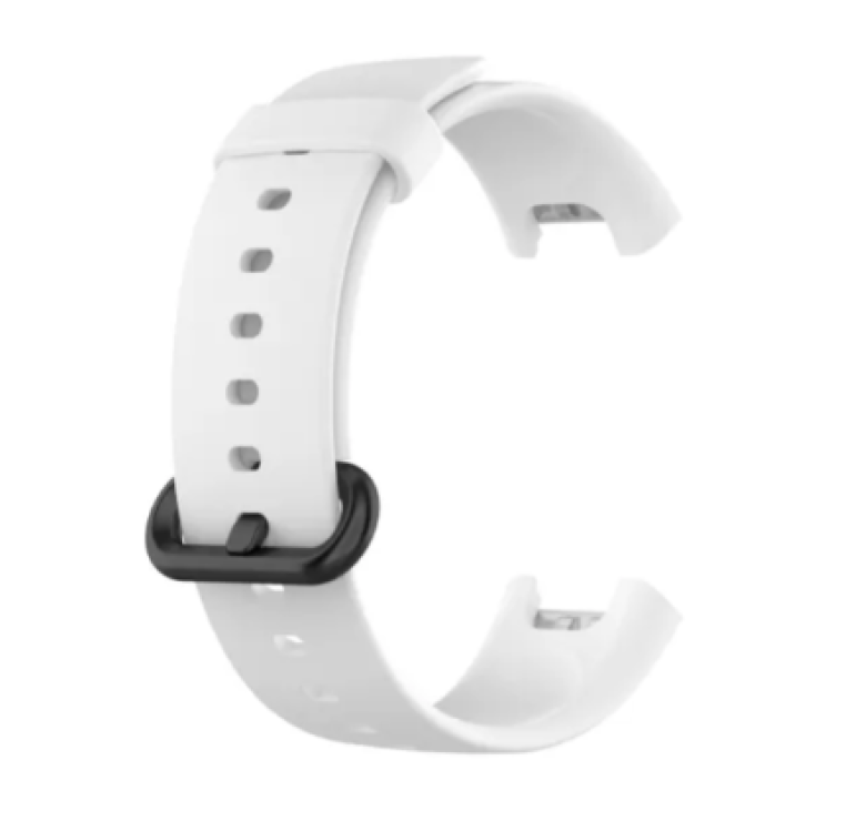 Ремінець силіконовий для розумних годинників Xiaomi Redmi Watch 2 Lite / 20 мм. / Білий