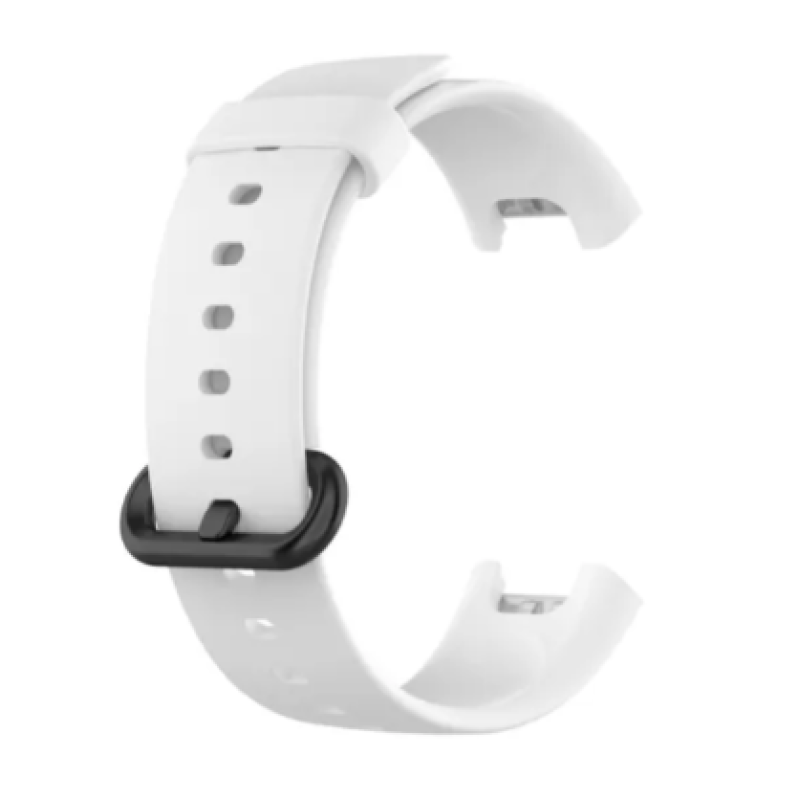 Ремінець силіконовий для розумних годинників Xiaomi Redmi Watch 2 Lite / 20 мм. / Білий