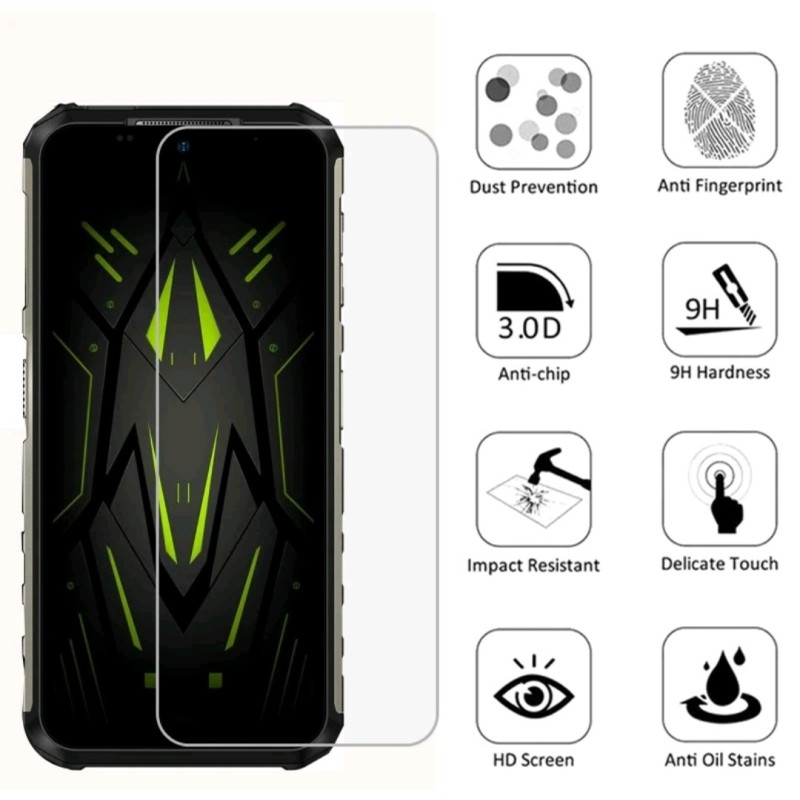 Загартоване захисне скло на смартфон Ulefone Armor 22 / Прозоре