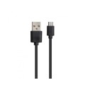 Кабель USB-microUSB 30см \ черный