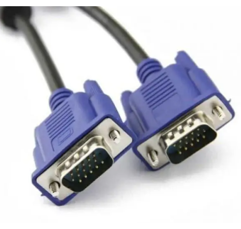Кабель VGA-VGA / 1,5M (2897) з феритами / Чорний