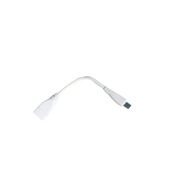 Кабель OTG MicroUSB - USB 2.0 Белый