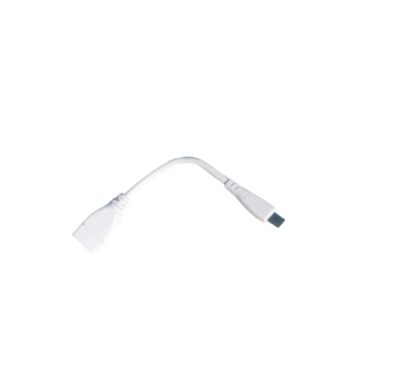 Кабель OTG MicroUSB - USB 2.0 Белый