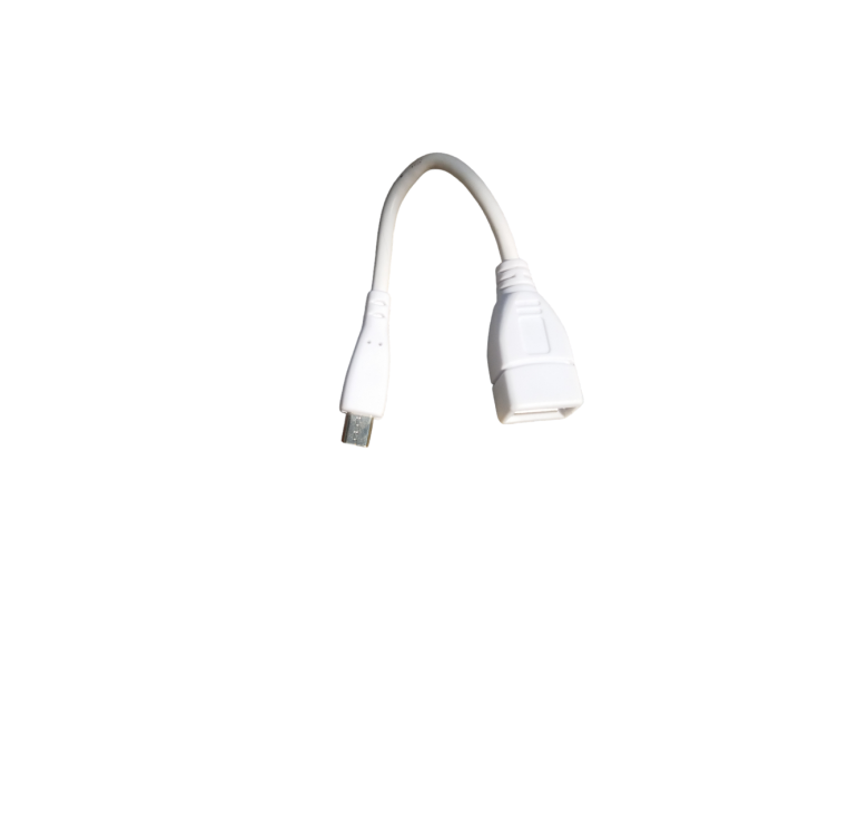 Кабель OTG MicroUSB - USB 2.0 Белый