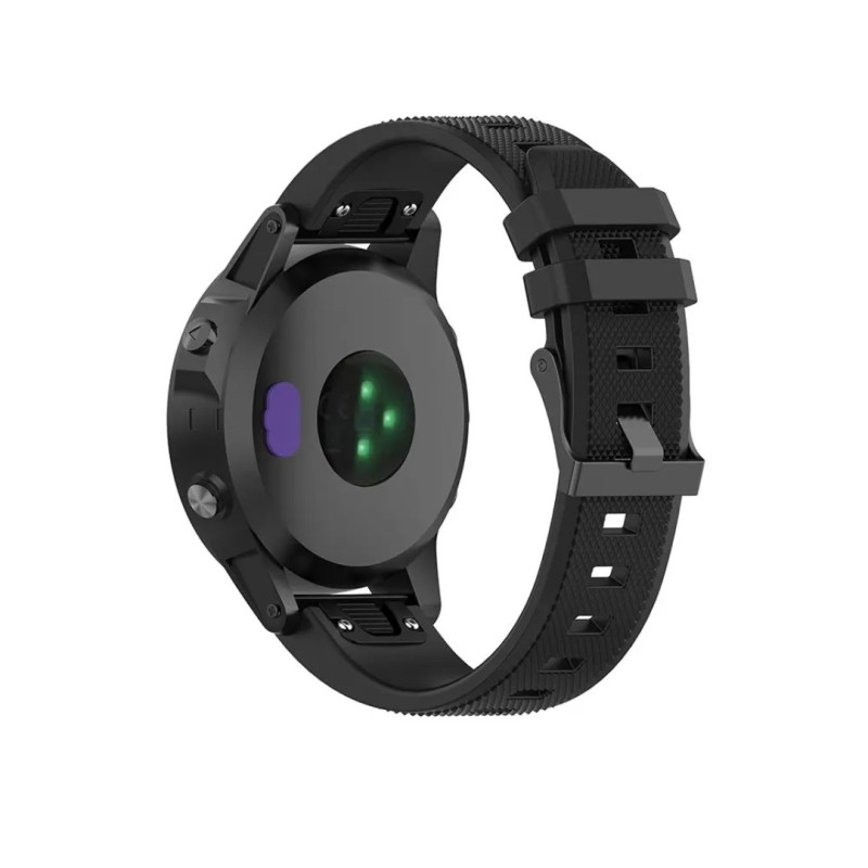 Силиконовая заглушка для защиты зарядного порта часов Garmin / Фиолетовая