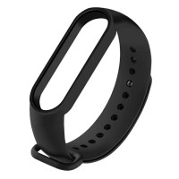 Ремінець на розумний браслет Xiaomi Mi Band 6 / Чорний