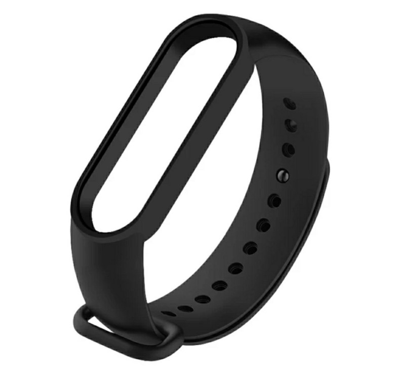 Ремінець на розумний браслет Xiaomi Mi Band 6 / Чорний
