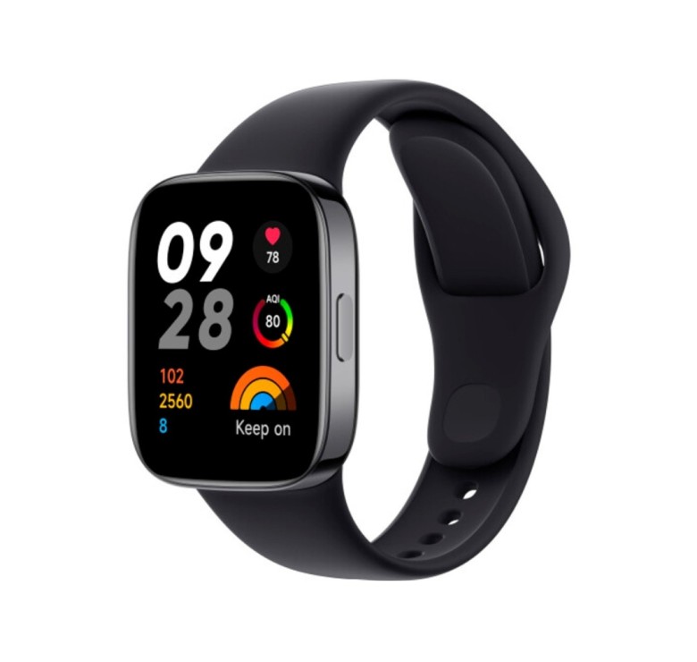 Силіконовий ремінець для Xiaomi Redmi Watch 3 Active / Чорний