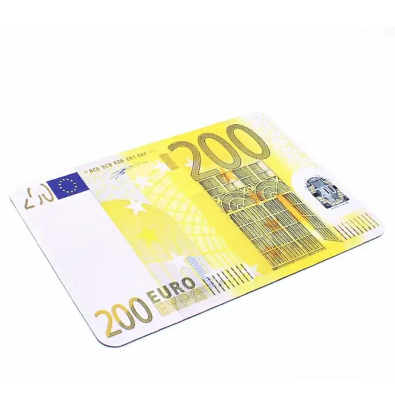 Килимок для миші 200 евро / 20х28х0.2 см