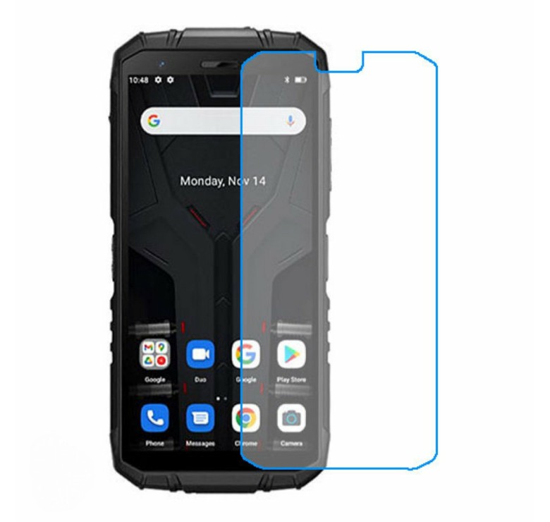 Загартоване захисне скло на Doogee S41 Pro / Прозоре