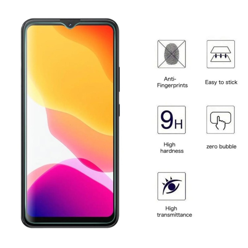 Закаленное защитное стекло на Cubot Note 21 \ Прозрачное