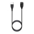 Зарядний кабель Type-C для годинника Garmin ( Кутовий) \ 100 см \ Чорний