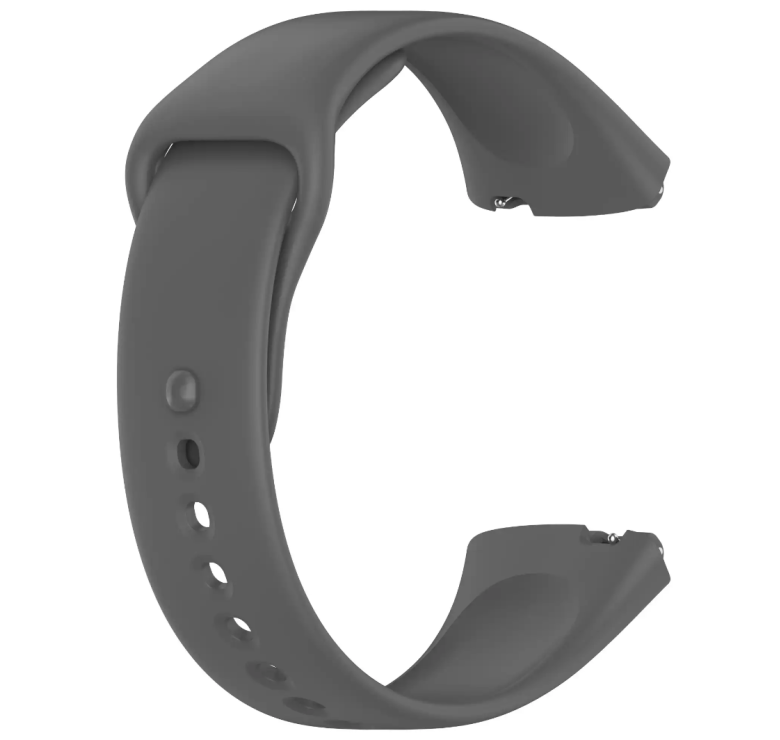 Силіконовий ремінець для Redmi Watch 3 Active / Сірий