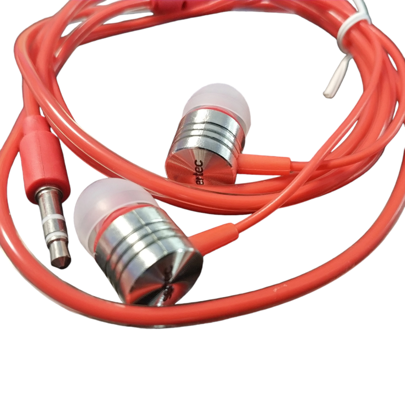 Наушники проводные вакуумные SERTEC ST-200 / Красные