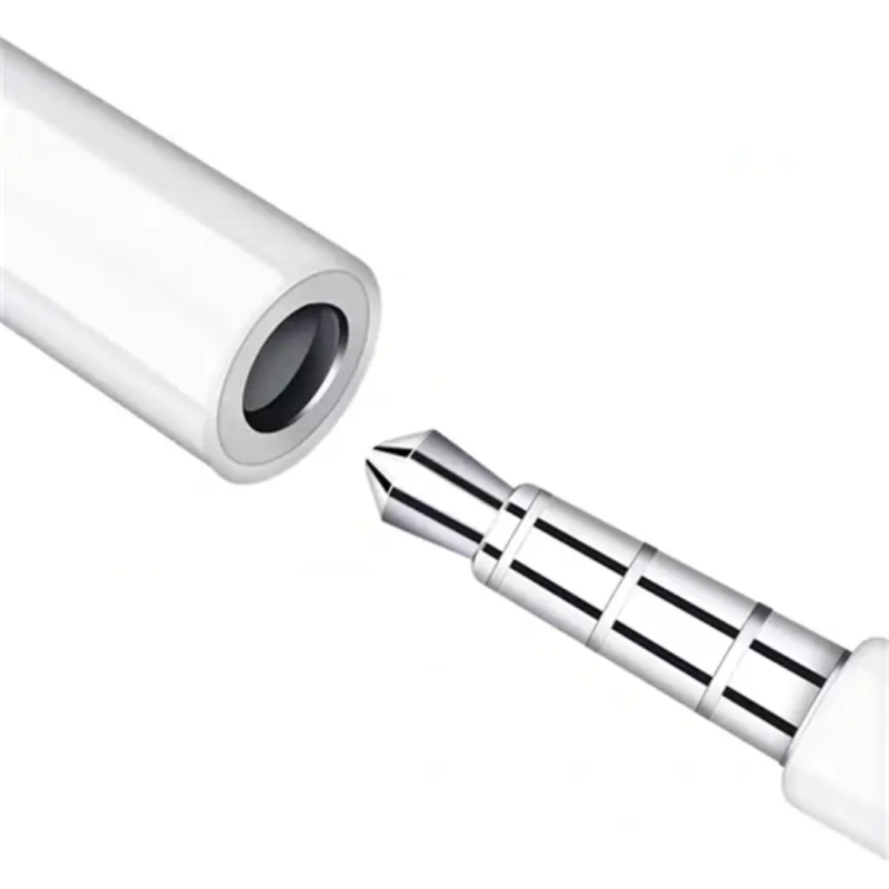 Перехідник з Type-C на аудіо 3.5 mm для Iphone16, 16 Pro, 16 Pro Max, 16 Plus / Білий