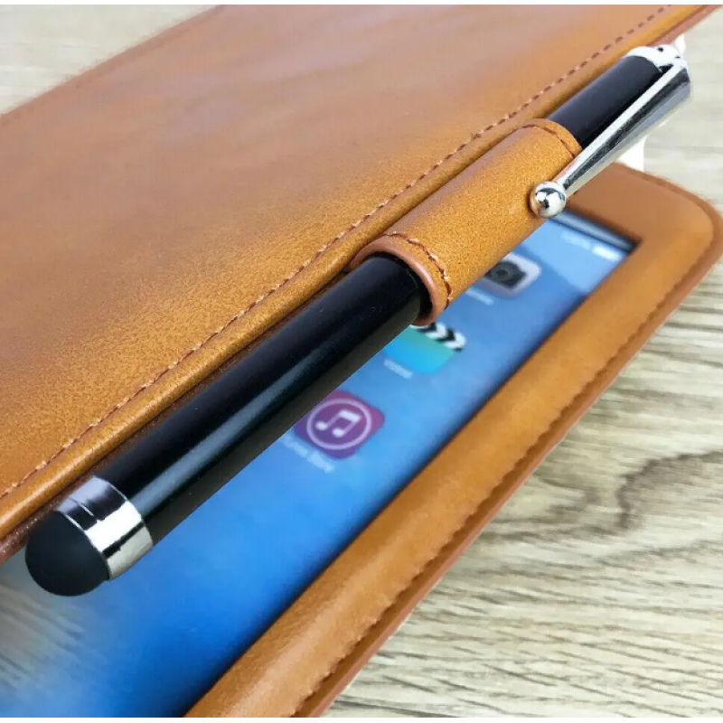 Стилус универсальный / Стилус емкостной с отверстием для крепления / Стилус для сенсорного экрана / Черный