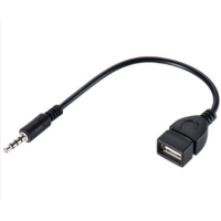 Перехідник у машину AUX USB / Чорний