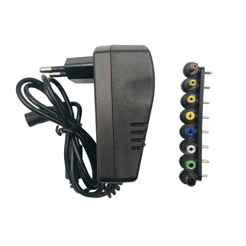 Зарядка універсальна 8 конекторів / 3, 4.5, 6, 7.5, 9, 12 Вольт / 100 см. / Чорний