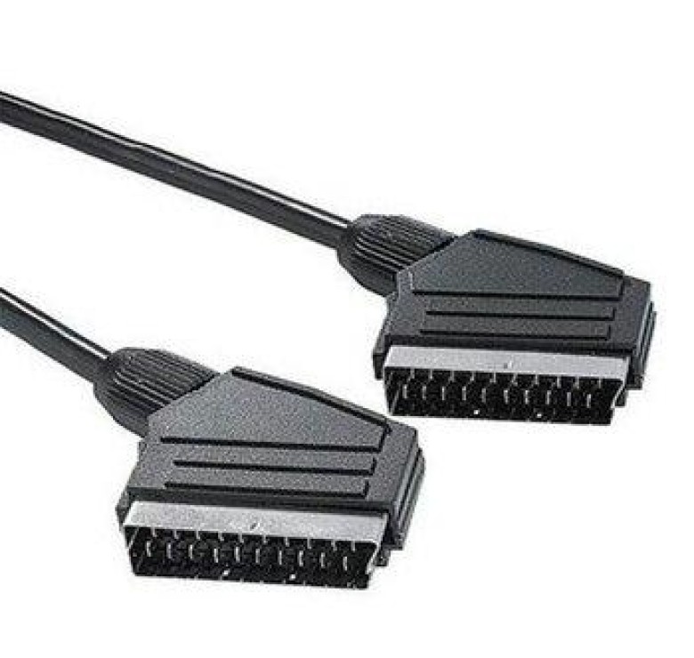 Кабель Scart / Кабель Скарт 1.2 метра / Чорний