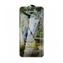 Загартоване скло HOCO G11 на Iphone 15 Pro Max Антишпигун / Повне покриття / Чорна рамка