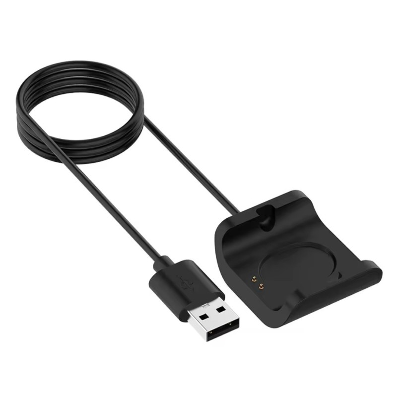 Зарядний пристрій Strain для Amazfit Bip S A1805 A1916 \ 1 метр \ Чорний