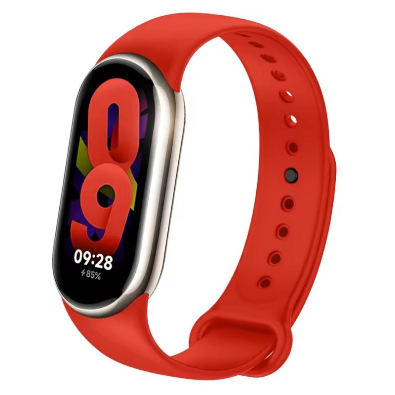 Ремешок на умный браслет Xiaomi Mi Band 8 / Красный