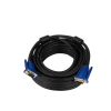 Кабель для монітора VGA-VGA / 10 метрів з феритами / Чорний