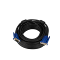 Кабель для монітора VGA-VGA / 10 метрів з феритами / Чорний