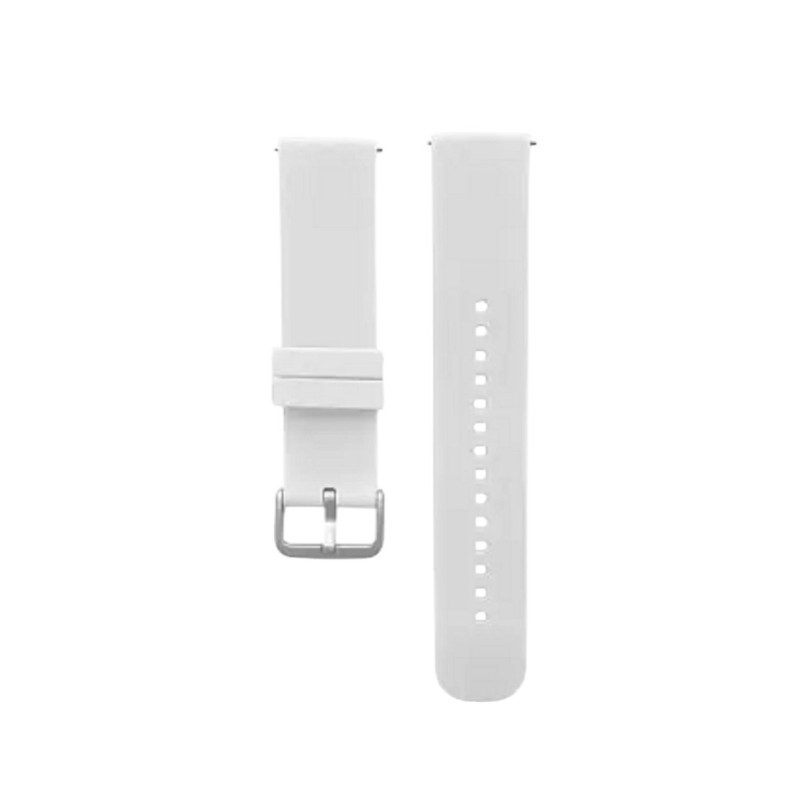 Ремешок силиконовый для умных часов / 18 мм. / Белый