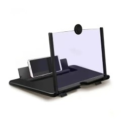 Підставка для телефону збільшувальний 5D екран / Чорний