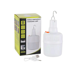 Лампа з гачком для кемпінгу, акумуляторна \ BK1820 \ Біла
