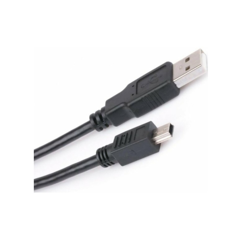 Кабель для плеєрів, колонок, відеореєстраторів з фільтром / Mini - USB / 1.5 метра / Чорний