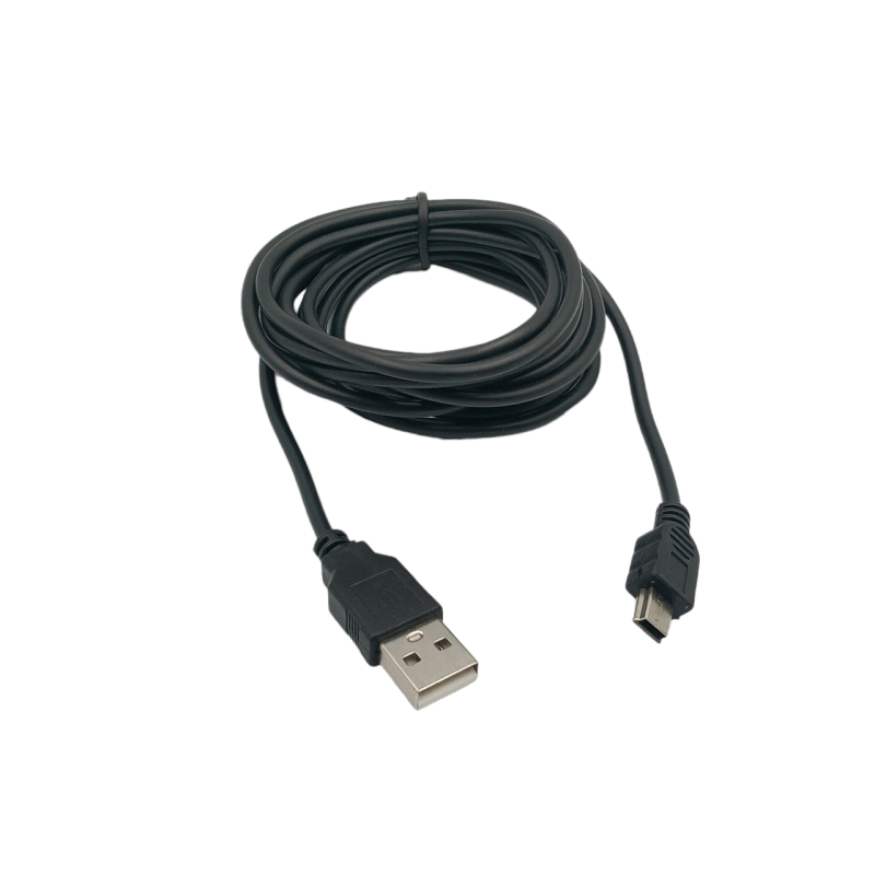 Кабель Mini - USB для плеєрів, колонок, відеореєстраторів / 3 метра / Чорний