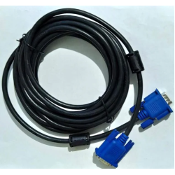 Кабель VGA-VGA / 5 метрів (2898) з феритами / Чорний