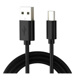 Кабель для защищенных смартфонов USB – Type-C 9 mm. \ 1 метр \ Черный