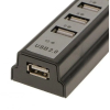 USB хаб Hi-Speed / USB 2.0 / 10 портів USB / З перемикачами / 19 см. / Чорний