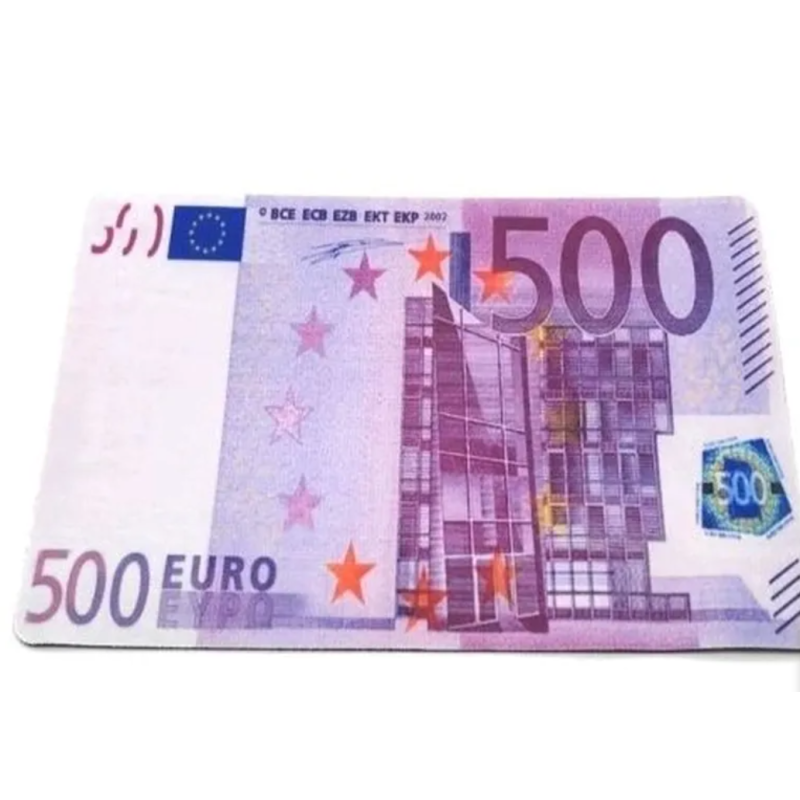 Коврик для мыши 500 евро / 20х28х0.2 см