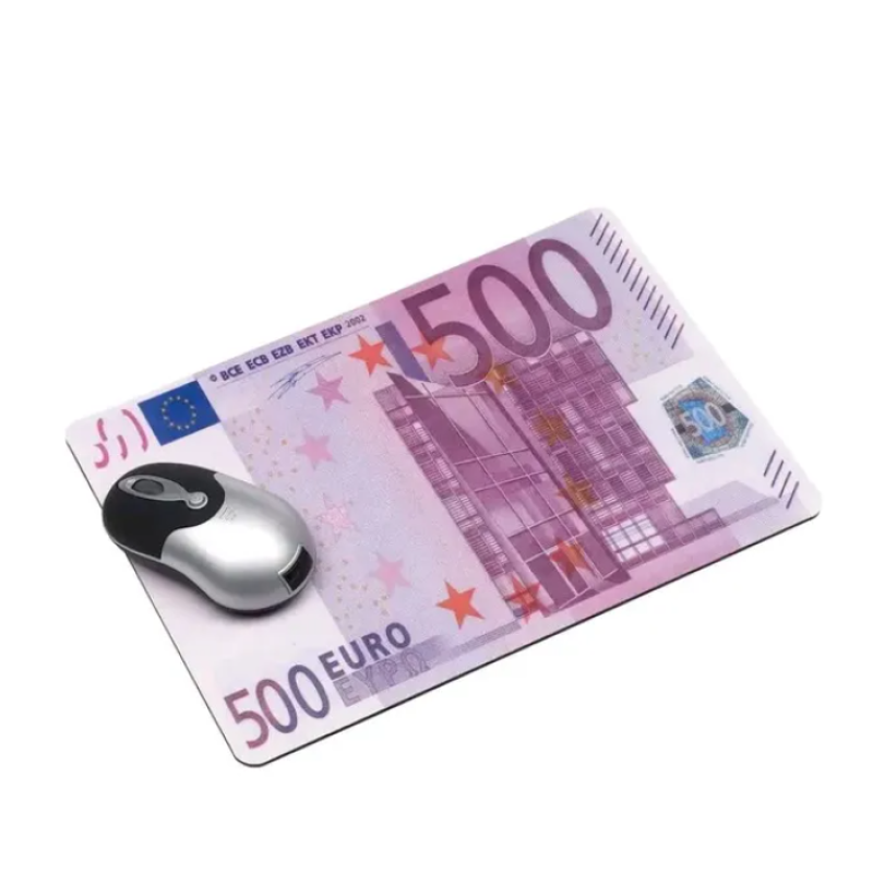 Коврик для мыши 500 евро / 20х28х0.2 см