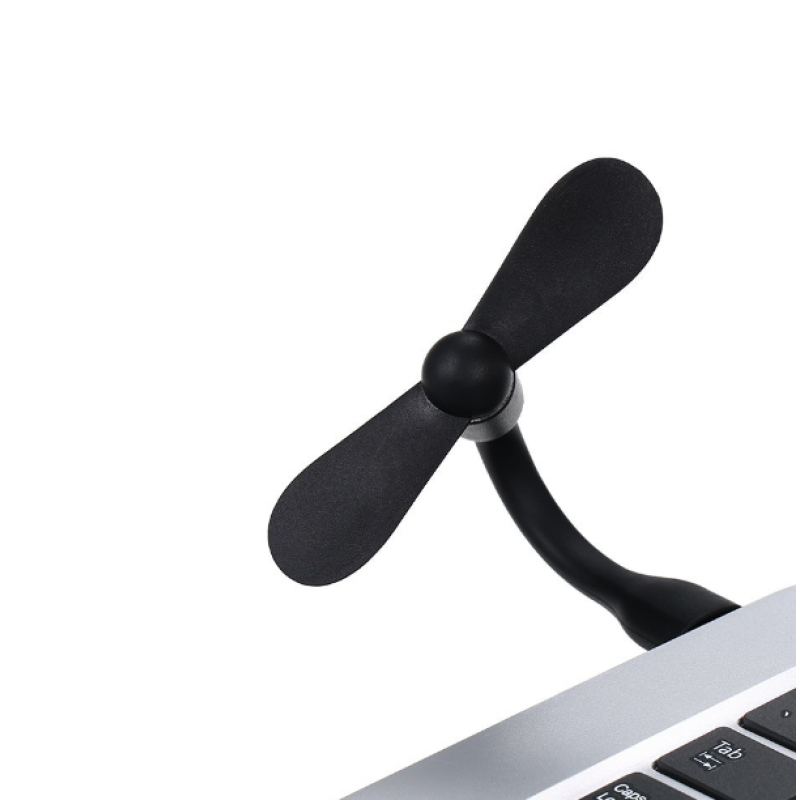 Мини вентилятор для компьютера USB / Черный