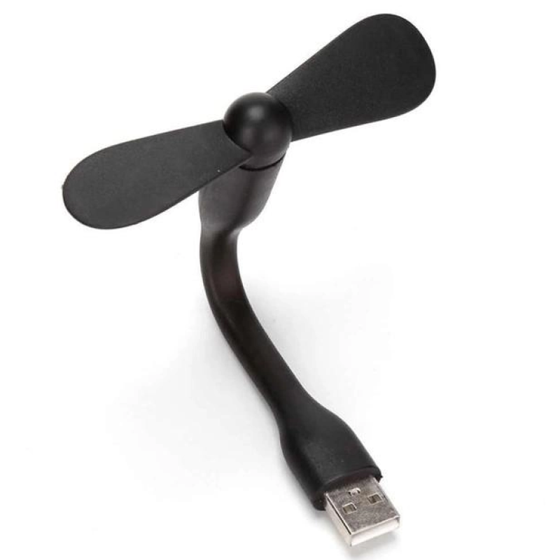 Мини вентилятор для компьютера USB / Черный