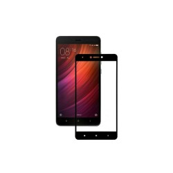 Загартоване захисне скло на Xiaomi Redmi Note 4 Чорне Повне покриття