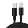 Кабель для захищених смартфонів (PD 30W) Type-C - Type-C 10mm. 1метр \ Чорний