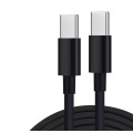 Кабель для захищених смартфонів (PD 30W) Type-C - Type-C 10mm. 1метр \ Чорний